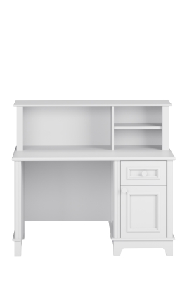 میز تحریر تک لوکا + کتابخانه A (سفید)