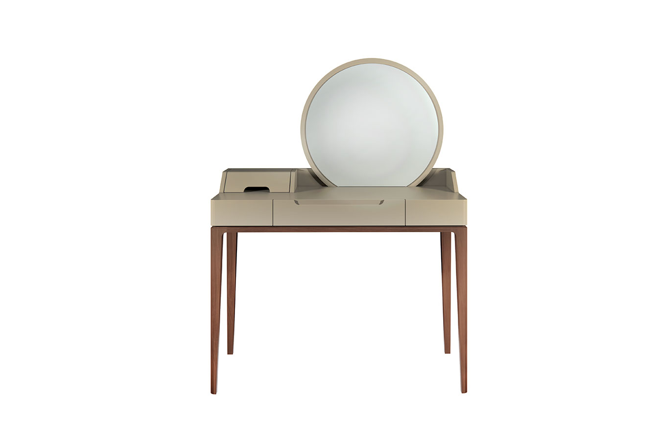 میز آرایش رابین با پایه ی چوب راش