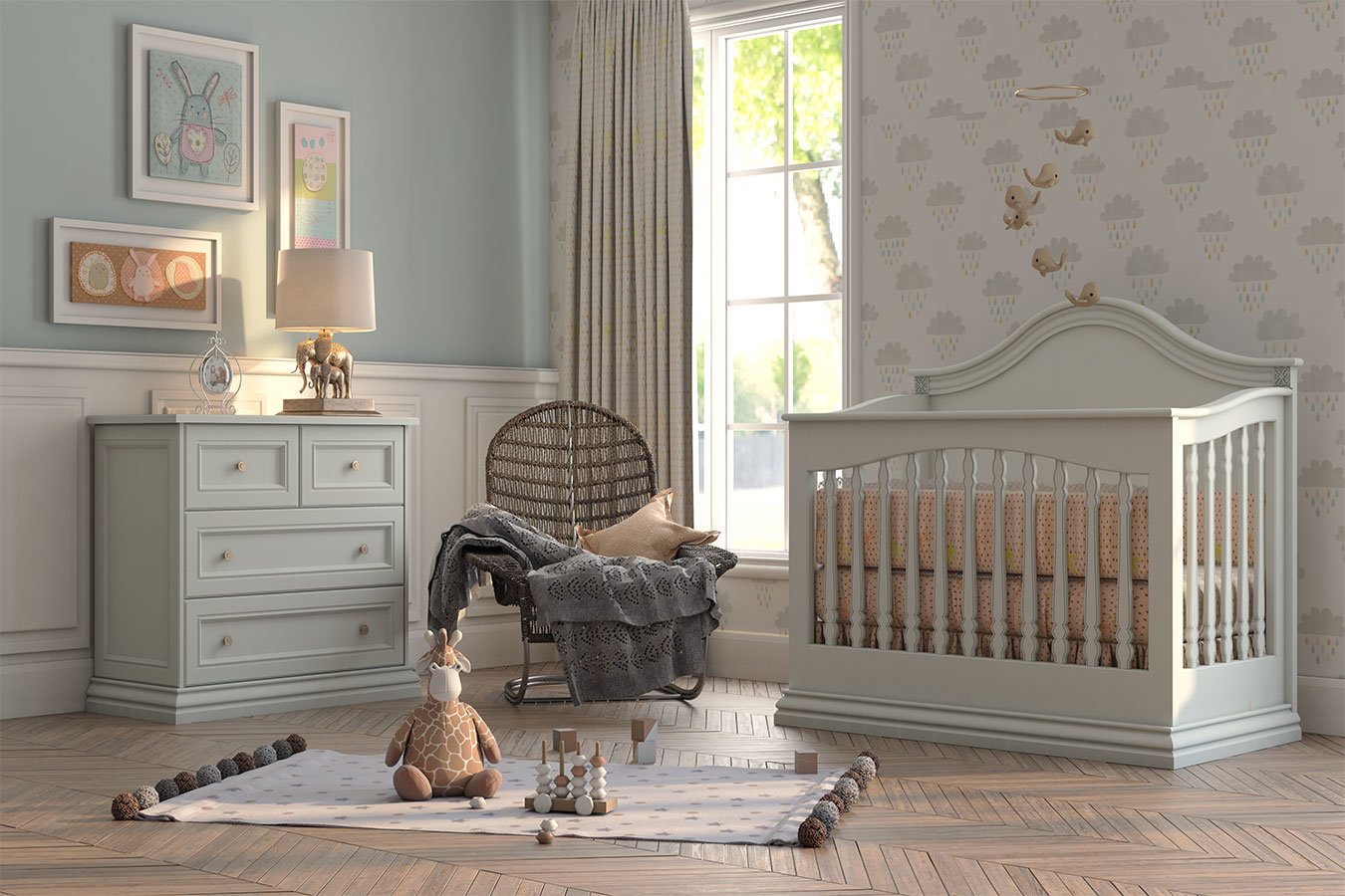 تخت خواب نوزاد ویکتوریا